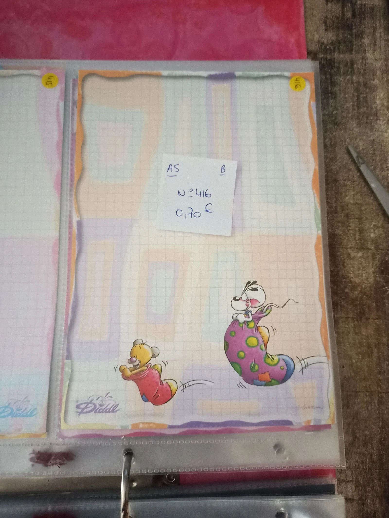 Feuille Diddl A5 416 0,70e 